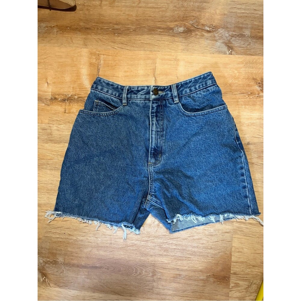 Vintage Talbots Classic High-Waist Dark Blue Denim Cutoff Shorts